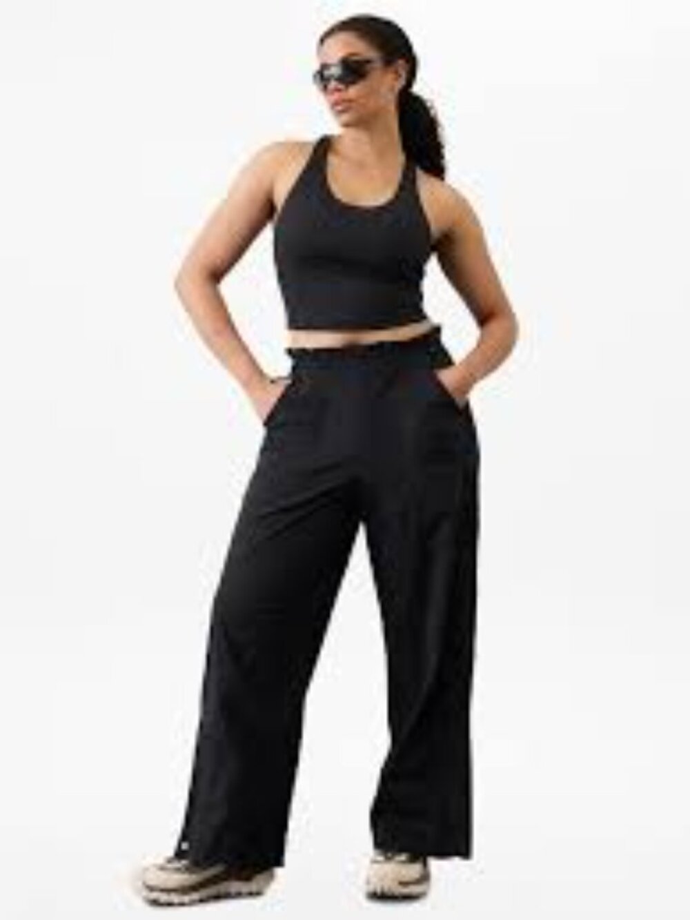 Athleta Trekkie High rise Parachute Track Pants S